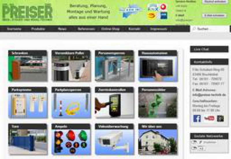 Handwerkskammer Wiesbaden - Homepage des Monats - Preiser Technik