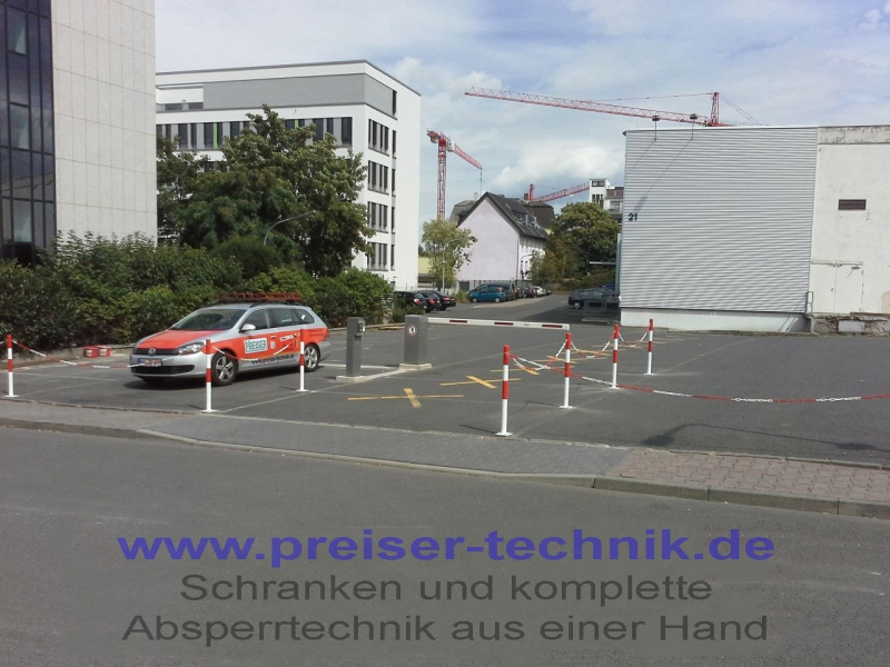 Schrankenanlagen und Absperrtechnik aus einer Hand - Preiser Technik