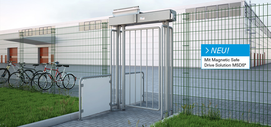 Drehtor MPG von Magnetic mit großer Öffnungsbreite