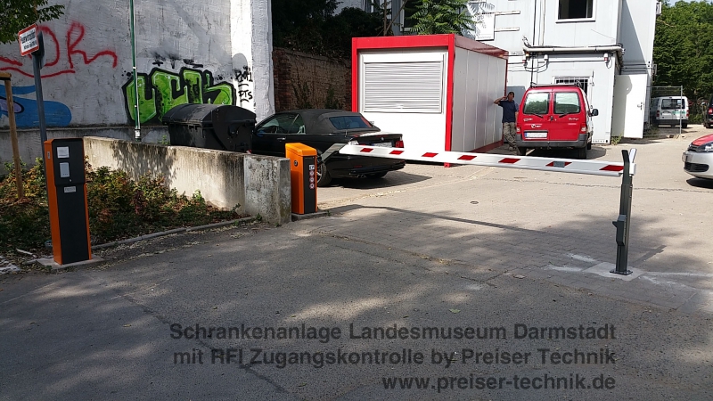 Magnetic Schranke Access für Landesmuseum Darmstadt - Preiser Technik