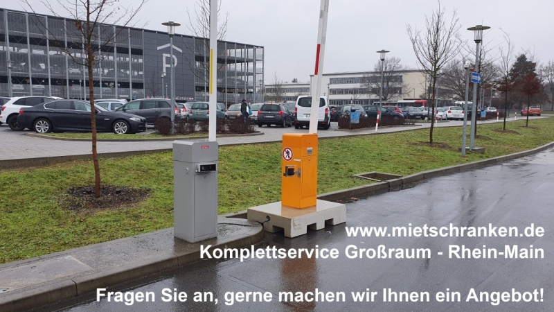 Mietschranke mit Funk und Laserscanner - Groß-Gerau - Preiser Technik
