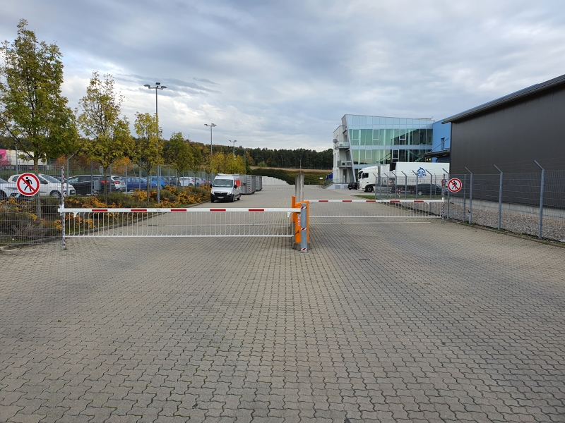 Sperrgitter Schranken Logistikunternehmen - Preiser Technik